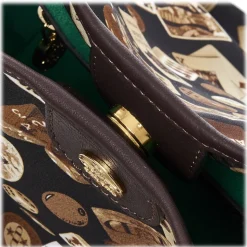 Divo Diva - San Remo - Dark Brown - Leather Handbag - Made in Italy - Life is a Game Collection - Luxury High Quality - Avvenice