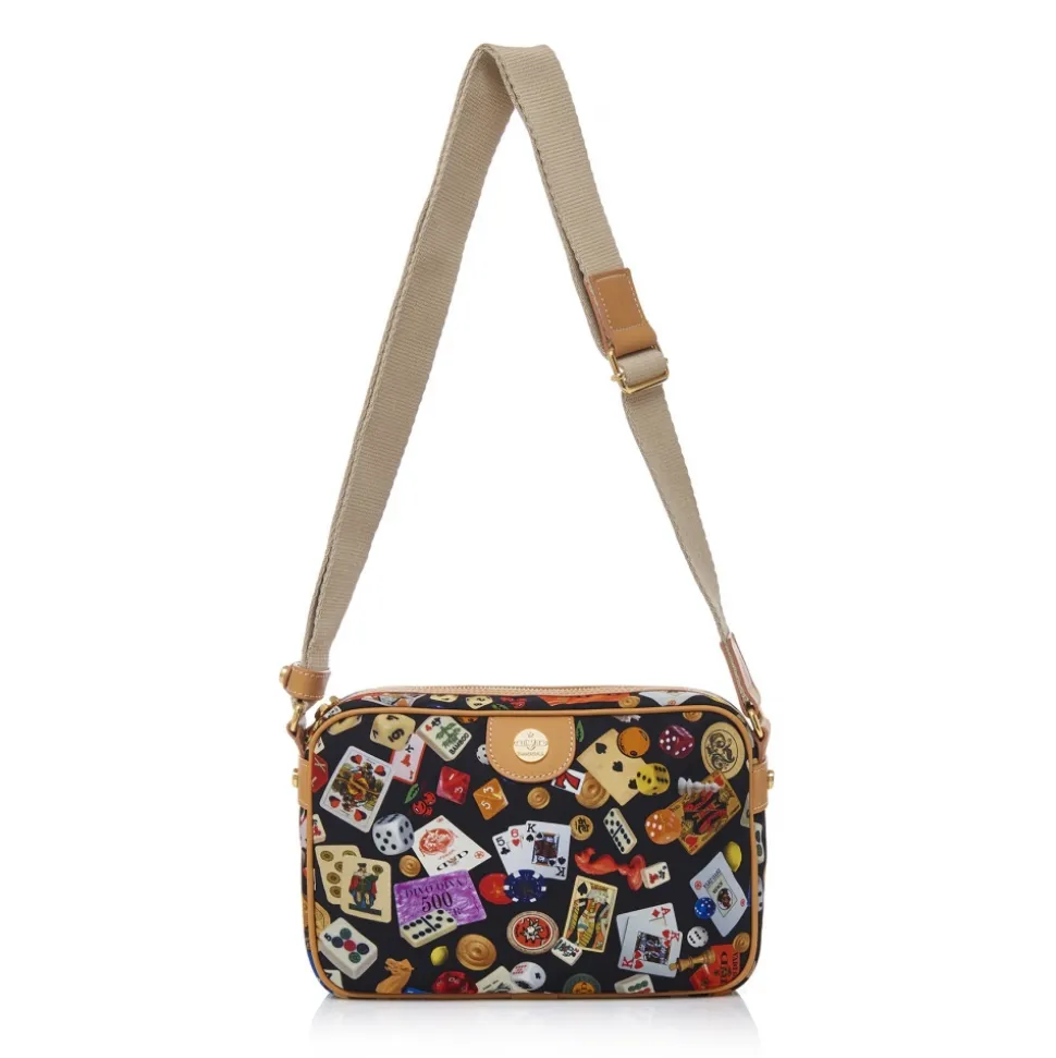 Divo Diva - Seoul - Black - Leather Handbag - Made in Italy - Life is a Game Collection - Luxury High Quality - Avvenice