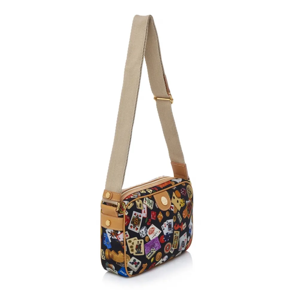 Divo Diva - Seoul - Black - Leather Handbag - Made in Italy - Life is a Game Collection - Luxury High Quality - Avvenice