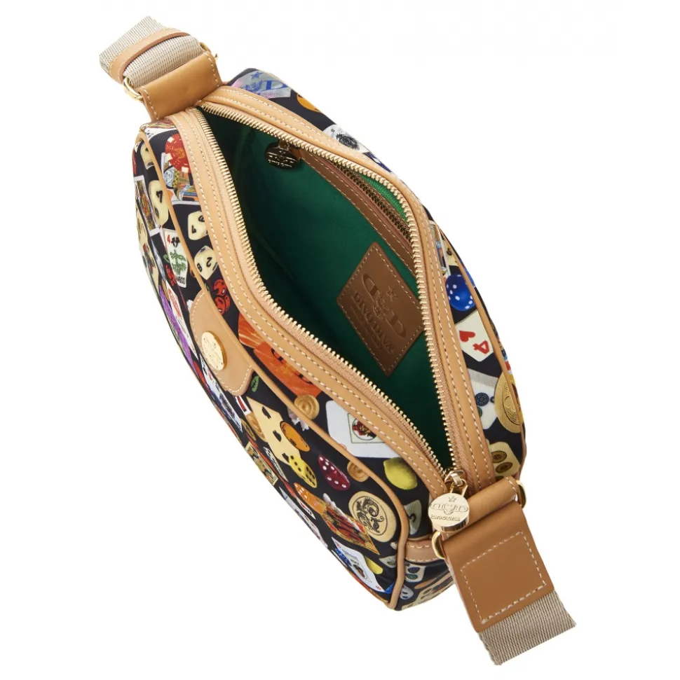 Divo Diva - Seoul - Black - Leather Handbag - Made in Italy - Life is a Game Collection - Luxury High Quality - Avvenice