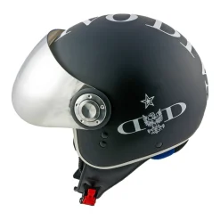 Divo Diva - Shiny Black - Special Edition - Osbe Italy - Motorcycle Helmet - High Quality - Made in Italy - Avvenice