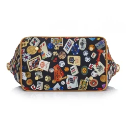 Divo Diva - Venice - Black - Leather Handbag - Made in Italy - Life is a Game Collection - Luxury High Quality - Avvenice