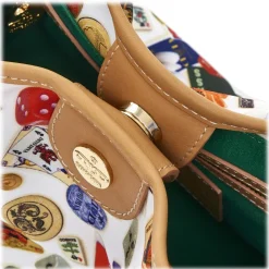 Divo Diva - Venice - White - Leather Handbag - Made in Italy - Life is a Game Collection - Luxury High Quality - Avvenice