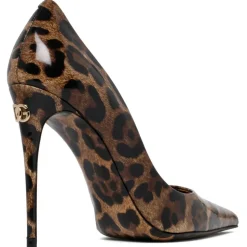 Dolce & Gabbana - Animalier Brown Calf Leather Pumps - Dolce & Gabbana Exclusive Luxury Collection - Avvenice