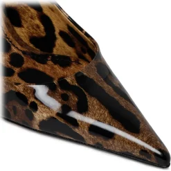 Dolce & Gabbana - Animalier Brown Calf Leather Pumps - Dolce & Gabbana Exclusive Luxury Collection - Avvenice