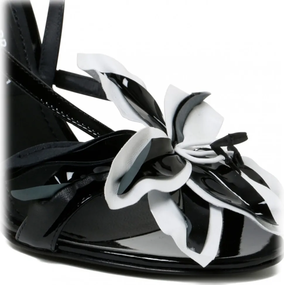 Dolce & Gabbana - Black Keira Sandals - Dolce & Gabbana Exclusive Luxury Collection - Avvenice