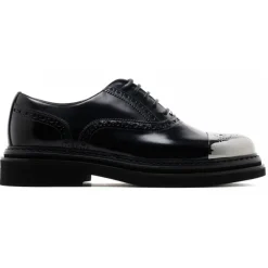 Dolce & Gabbana - Black Francesina Derby Shoes - Dolce & Gabbana Exclusive Luxury Collection - Avvenice