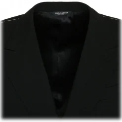 Dolce & Gabbana - Black Single Breasted Blazer - Dolce & Gabbana Exclusive Luxury Collection - Avvenice