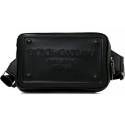 Dolce & Gabbana - Black Belt Bag - Dolce & Gabbana Exclusive Luxury Collection - Avvenice