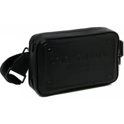 Dolce & Gabbana - Black Belt Bag - Dolce & Gabbana Exclusive Luxury Collection - Avvenice