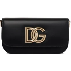 Dolce & Gabbana - Black 3.5 Crossbody Bag - Dolce & Gabbana Exclusive Luxury Collection - Avvenice