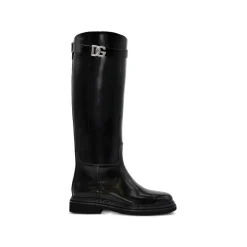 Dolce & Gabbana - Black Boots - Dolce & Gabbana Exclusive Luxury Collection - Avvenice