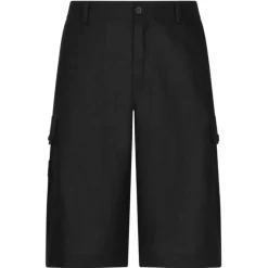 Dolce & Gabbana - Black Cargo Shorts - Dolce & Gabbana Exclusive Luxury Collection - Avvenice