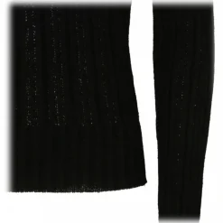 Dolce & Gabbana - Black Cotton Blend Jumper - Dolce & Gabbana Exclusive Luxury Collection - Avvenice