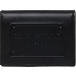 Dolce & Gabbana - Black Card Holder - Dolce & Gabbana Exclusive Luxury Collection - Avvenice