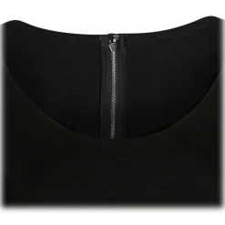 Dolce & Gabbana - Black Stretch Jersey Mini Dress - Dolce & Gabbana Exclusive Luxury Collection - Avvenice