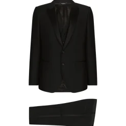 Dolce & Gabbana - Black Suit - Dolce & Gabbana Exclusive Luxury Collection - Avvenice