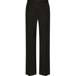 Dolce & Gabbana - Black Tailored Pants - Dolce & Gabbana Exclusive Luxury Collection - Avvenice