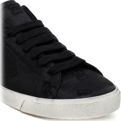 Dolce & Gabbana - Black Cordura Portofino Vintage Sneakers - Dolce & Gabbana Exclusive Luxury Collection - Avvenice