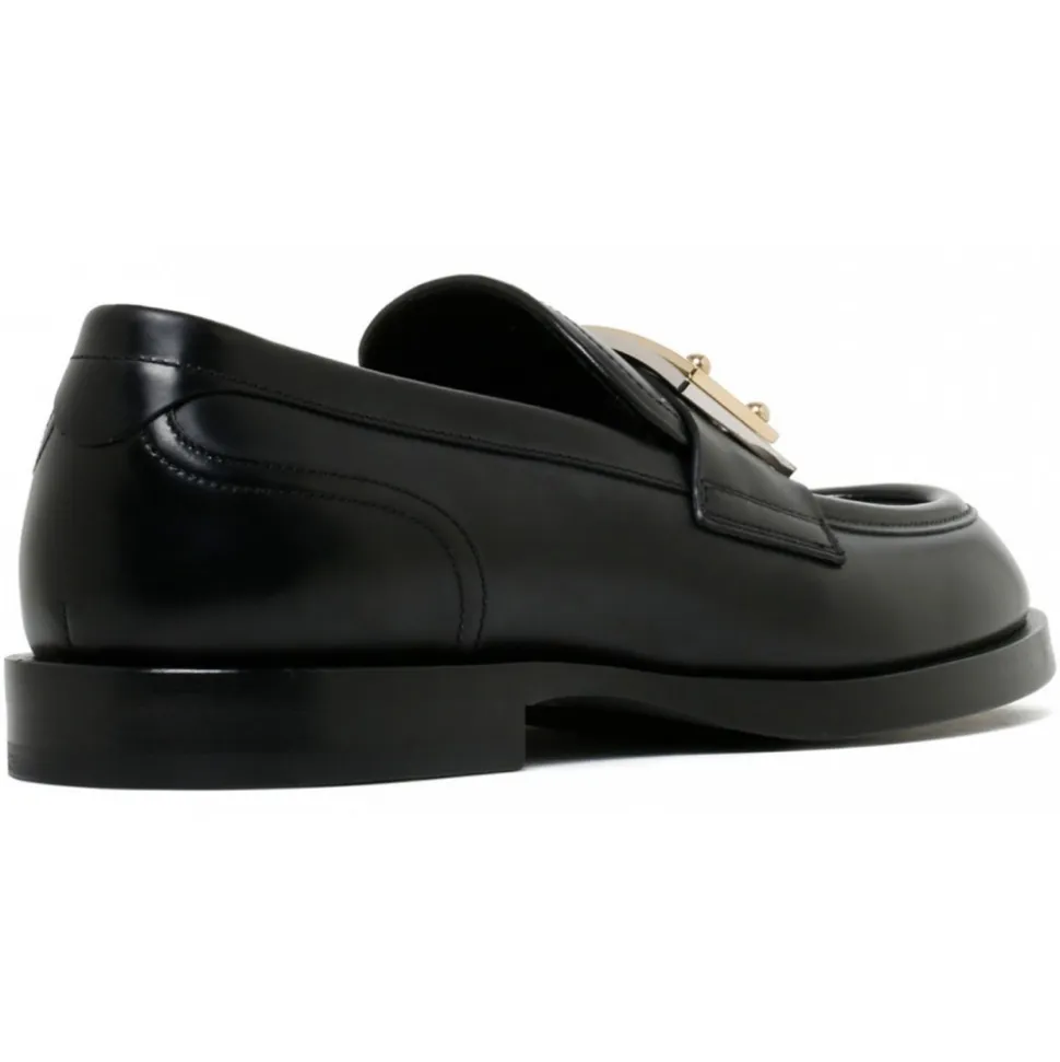 Dolce & Gabbana - Black Bernini Loafers - Dolce & Gabbana Exclusive Luxury Collection - Avvenice
