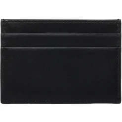Dolce & Gabbana - Black Calf Leather Logo Plaque Cardholder - Dolce & Gabbana Exclusive Luxury Collection - Avvenice