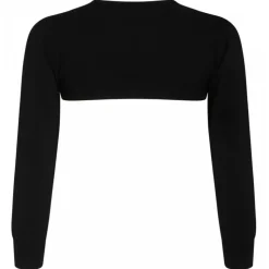 Dolce & Gabbana - Black Stretch Design Cropped Cardigan - Dolce & Gabbana Exclusive Luxury Collection - Avvenice