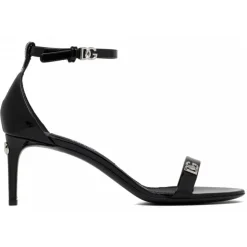 Dolce & Gabbana - Black Keira Sandals - Dolce & Gabbana Exclusive Luxury Collection - Avvenice