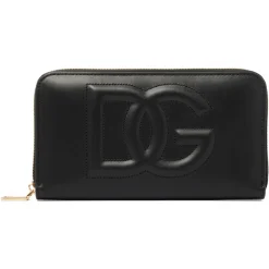 Dolce & Gabbana - Black Leather Wallet - Dolce & Gabbana Exclusive Luxury Collection - Avvenice