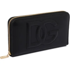 Dolce & Gabbana - Black Leather Wallet - Dolce & Gabbana Exclusive Luxury Collection - Avvenice