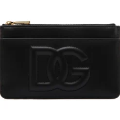 Dolce & Gabbana - Black Leather Card Holder - Dolce & Gabbana Exclusive Luxury Collection - Avvenice