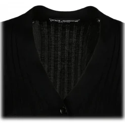 Dolce & Gabbana - Black Wool Sweater - Dolce & Gabbana Exclusive Luxury Collection - Avvenice