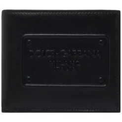 Dolce & Gabbana - Black Logo Patch Wallet - Dolce & Gabbana Exclusive Luxury Collection - Avvenice