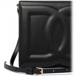 Dolce & Gabbana - Black DG Logo Crossbody Bag - Dolce & Gabbana Exclusive Luxury Collection - Avvenice