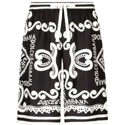 Dolce & Gabbana - Black and White Shorts - Dolce & Gabbana Exclusive Luxury Collection - Avvenice