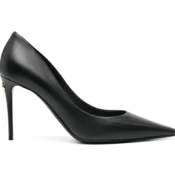 Dolce & Gabbana - Black Calf Leather Pumps - Dolce & Gabbana Exclusive Luxury Collection - Avvenice