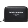 Dolce & Gabbana - Black Logo Print Wallet - Dolce & Gabbana Exclusive Luxury Collection - Avvenice