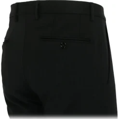 Dolce & Gabbana - Black Stretch Wool Tailored Trousers - Dolce & Gabbana Exclusive Luxury Collection - Avvenice
