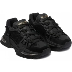 Dolce & Gabbana - Black Airmaster Sneakers - Dolce & Gabbana Exclusive Luxury Collection - Avvenice