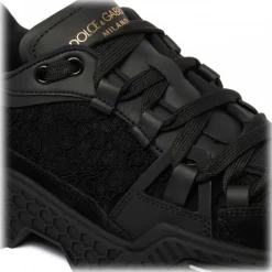Dolce & Gabbana - Black Airmaster Sneakers - Dolce & Gabbana Exclusive Luxury Collection - Avvenice