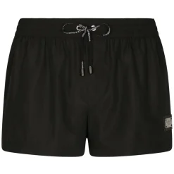 Dolce & Gabbana - Black Swim Shorts - Dolce & Gabbana Exclusive Luxury Collection - Avvenice
