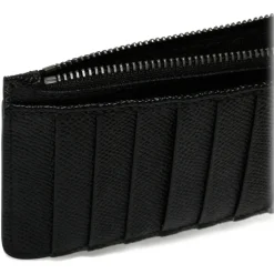 Dolce & Gabbana - Black Calf Leather Wallet - Dolce & Gabbana Exclusive Luxury Collection - Avvenice