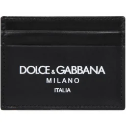 Dolce & Gabbana - Black Logo Cardholder - Dolce & Gabbana Exclusive Luxury Collection - Avvenice