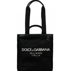 Dolce & Gabbana - Black Shopping Tote Bag - Dolce & Gabbana Exclusive Luxury Collection - Avvenice