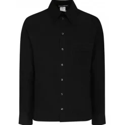 Dolce & Gabbana - Black Cotton Martini Shirt - Dolce & Gabbana Exclusive Luxury Collection - Avvenice