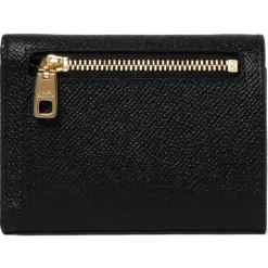 Dolce & Gabbana - Black Branded Tag Wallet - Dolce & Gabbana Exclusive Luxury Collection - Avvenice