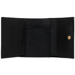 Dolce & Gabbana - Black Branded Tag Wallet - Dolce & Gabbana Exclusive Luxury Collection - Avvenice