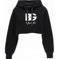 Dolce & Gabbana - Black Hoodie - Dolce & Gabbana Exclusive Luxury Collection - Avvenice