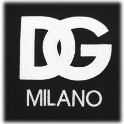 Dolce & Gabbana - Black Hoodie - Dolce & Gabbana Exclusive Luxury Collection - Avvenice