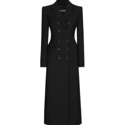 Dolce & Gabbana - Black Coat - Dolce & Gabbana Exclusive Luxury Collection - Avvenice
