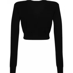 Dolce & Gabbana - Black V-Neck Cardigan - Dolce & Gabbana Exclusive Luxury Collection - Avvenice